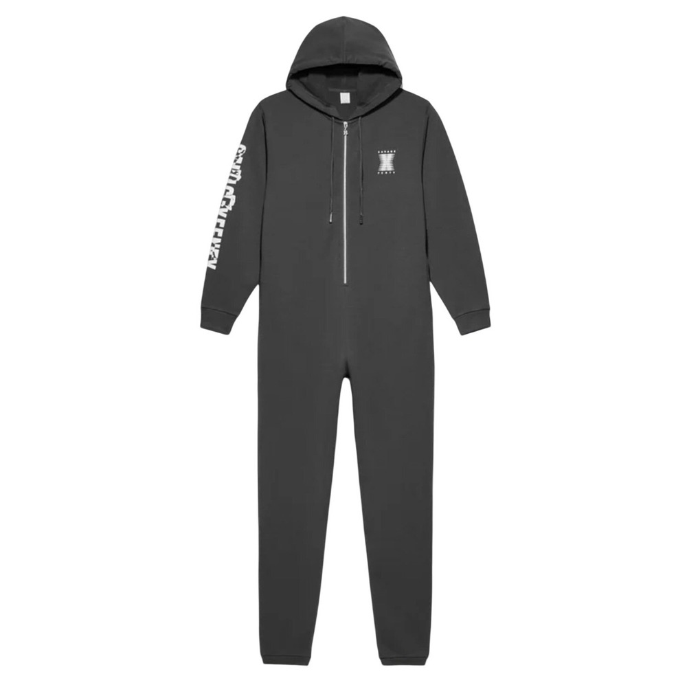 NWT Savage X Fenty Forever Savage Showgirl Hoodied Onesie Women's size 1X Gray